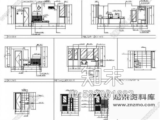 施工图武汉某旅馆客房装修图施工图下载【ID:532061682】