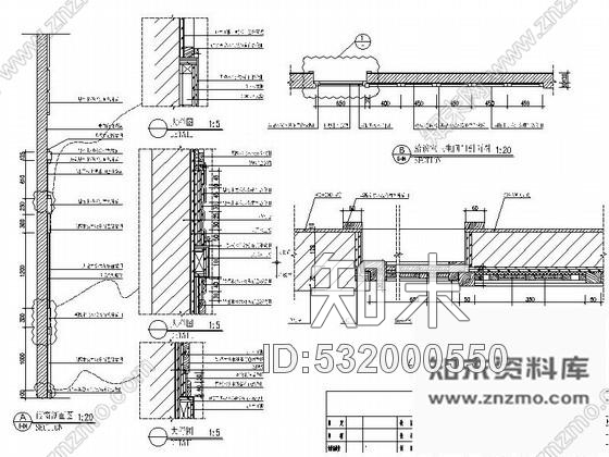 施工图四川古建筑群落重建项目中式茶楼室内装修图施工图下载【ID:532000550】