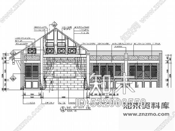 施工图四川古建筑群落重建项目中式茶楼室内装修图施工图下载【ID:532000550】