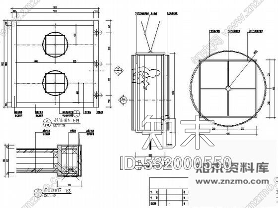 施工图四川古建筑群落重建项目中式茶楼室内装修图施工图下载【ID:532000550】