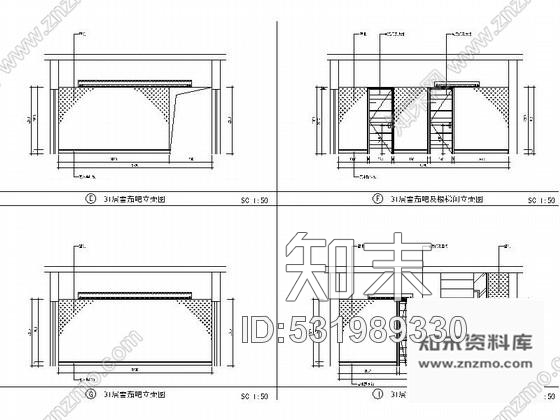 施工图北京经典双层别墅装修图含示意效果cad施工图下载【ID:531989330】