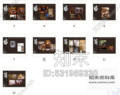 施工图北京经典双层别墅装修图含示意效果cad施工图下载【ID:531989330】