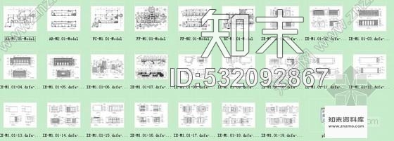 施工图深圳豪华行政办公室室内设计施工图施工图下载【ID:532092867】