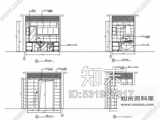 施工图海南某国际休闲旅游度假新区别墅室内装修图施工图下载【ID:531987317】