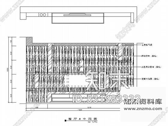 施工图北京朝阳区高档居住区现代四层别墅装修施工图cad施工图下载【ID:531983332】