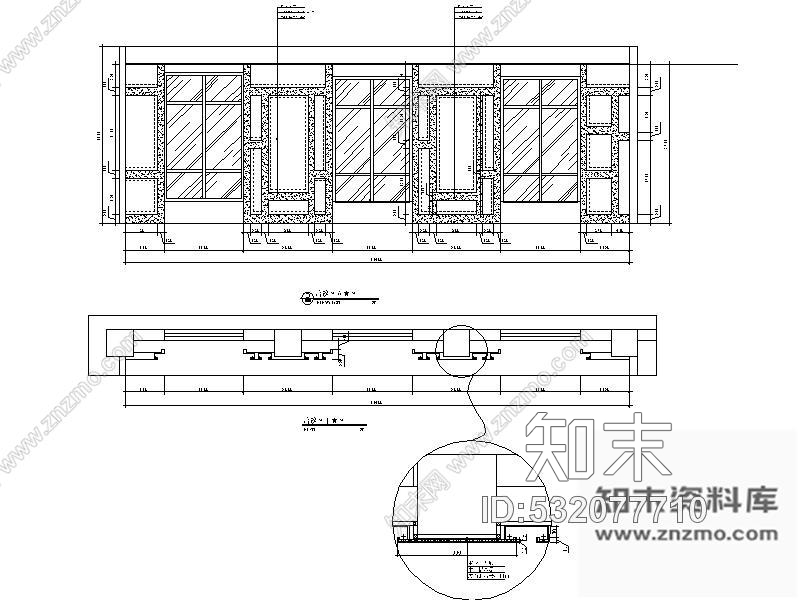 施工图江苏城市区售楼处接待中心施工图cad施工图下载【ID:532077710】
