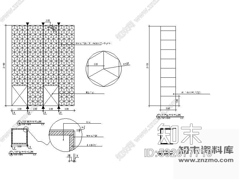 施工图江苏城市区售楼处接待中心施工图cad施工图下载【ID:532077710】