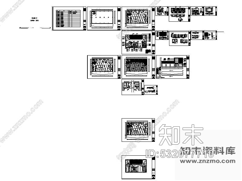 施工图江苏城市区售楼处接待中心施工图cad施工图下载【ID:532077710】