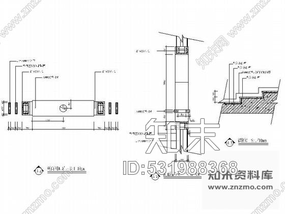 施工图时尚现代三层别墅样板房装修图含效果cad施工图下载【ID:531988368】