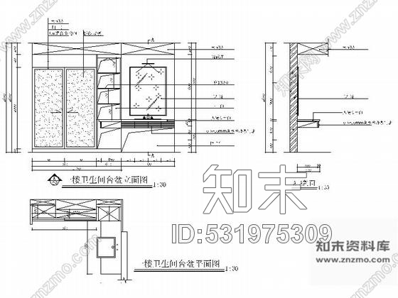 施工图原创大气三层别墅施工图cad施工图下载【ID:531975309】