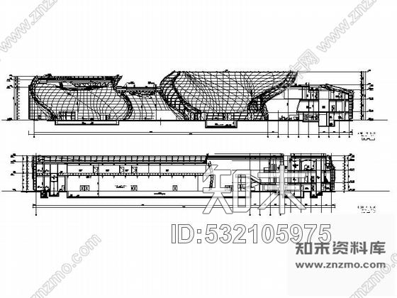 施工图上海世博会某场馆装修施工图cad施工图下载【ID:532105975】