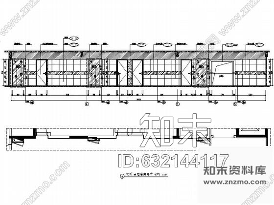 施工图广州南湖某花园洋房标准层过道装修图含选材表cad施工图下载【ID:632144117】