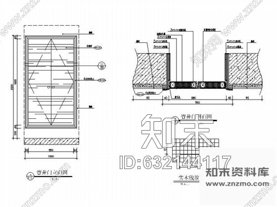 施工图广州南湖某花园洋房标准层过道装修图含选材表cad施工图下载【ID:632144117】