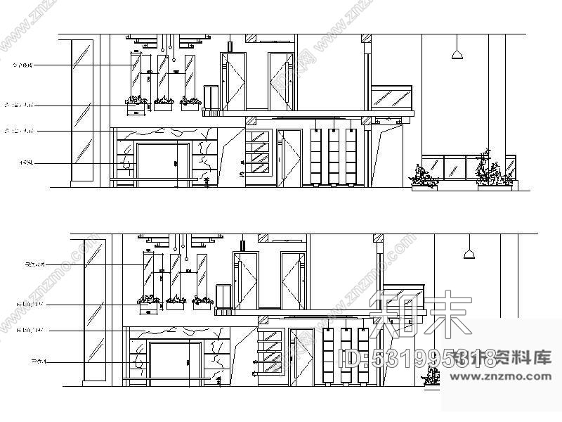 施工图双层别墅设计图cad施工图下载【ID:531995318】