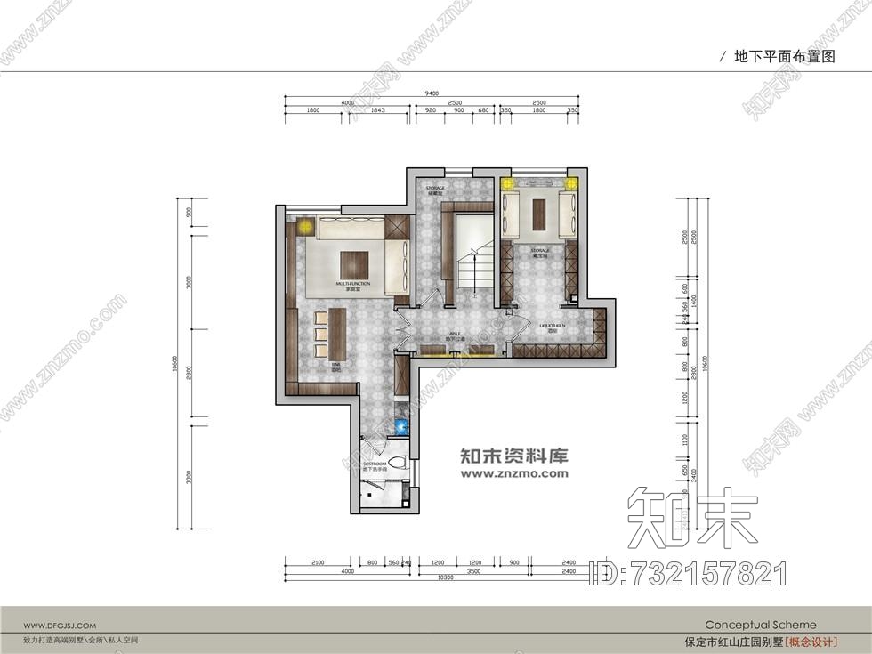 袁阳滨-保定红山庄园新古典风格别墅施工图含效果图cad施工图下载【ID:732157821】