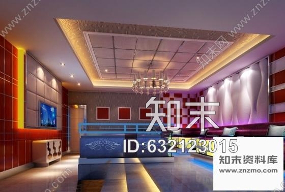 施工图厦门高档量贩式KTV室内装修施工图含效果cad施工图下载【ID:632123015】