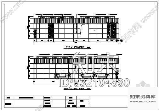 施工图某电信办公门厅装饰施工图施工图下载【ID:532104830】