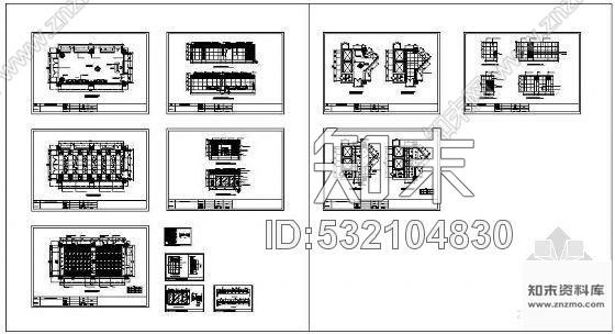 施工图某电信办公门厅装饰施工图施工图下载【ID:532104830】