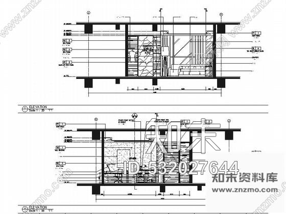 施工图浙江全球国际化金融中心高档现代风格综合性酒店装修施工图含效果cad施工图下载【ID:532027644】