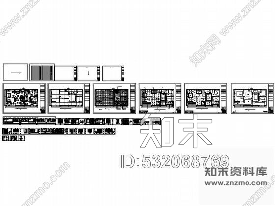 施工图451平米高端家具品牌现代风格专卖店室内装修施工图施工图下载【ID:532068769】