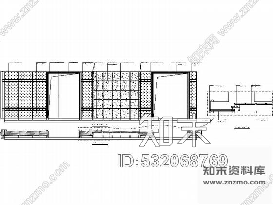 施工图451平米高端家具品牌现代风格专卖店室内装修施工图施工图下载【ID:532068769】