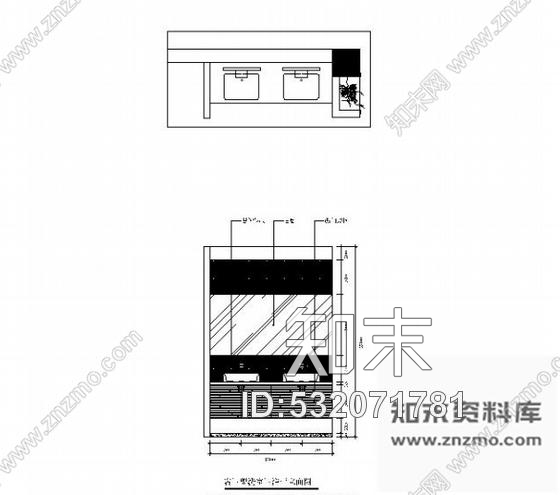 施工图杭州某时尚男装品牌专卖店装修施工图含效果cad施工图下载【ID:532071781】