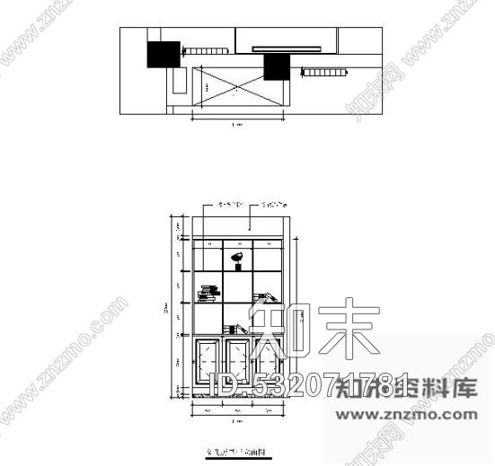 施工图杭州某时尚男装品牌专卖店装修施工图含效果cad施工图下载【ID:532071781】