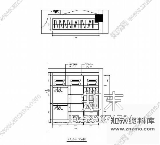 施工图杭州某时尚男装品牌专卖店装修施工图含效果cad施工图下载【ID:532071781】