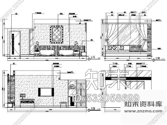 施工图某酒店标准客房装修设计方案cad施工图下载【ID:532058699】