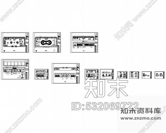 施工图杭州某时尚服装店装修图cad施工图下载【ID:532069722】