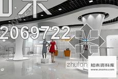 施工图杭州某时尚服装店装修图cad施工图下载【ID:532069722】