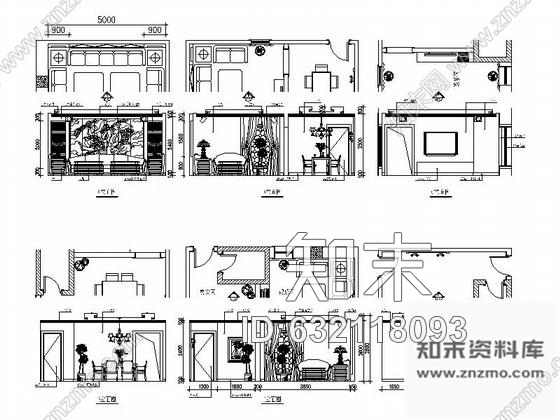 施工图华丽会所室内装修方案cad施工图下载【ID:632118093】