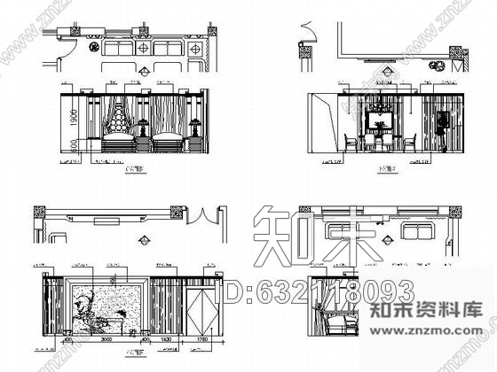 施工图华丽会所室内装修方案cad施工图下载【ID:632118093】