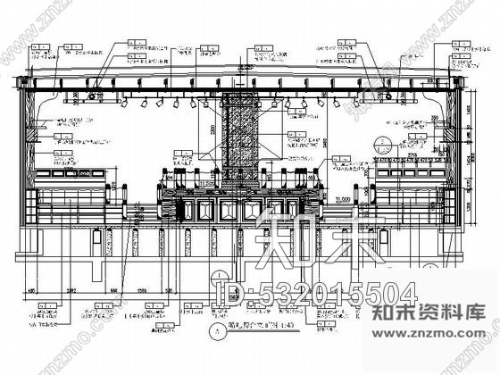 施工图奢华主题船型酒吧室内设计施工图cad施工图下载【ID:532015504】