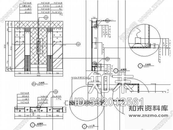 施工图某星级宾馆餐饮中心装修图cad施工图下载【ID:532012561】