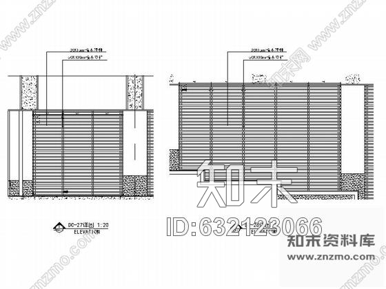 施工图北京某五星级酒店电影院室内装修施工图cad施工图下载【ID:632123066】