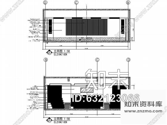 施工图北京某五星级酒店电影院室内装修施工图cad施工图下载【ID:632123066】