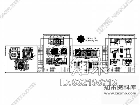 图块/节点精致私人会所大堂装修详图cad施工图下载【ID:832195713】