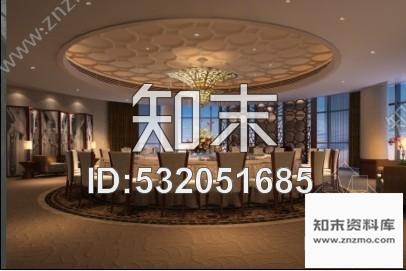 施工图安徽国际酒店A型包房装修图含效果cad施工图下载【ID:532051685】