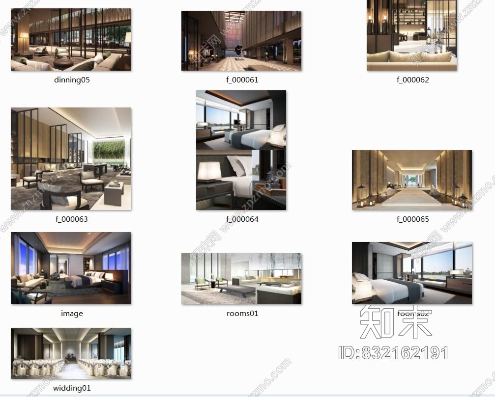 SCDA-南京涵碧楼公共区域+客房区域丨CAD施工图+效果图+软装+物料+暖通cad施工图下载【ID:832162191】
