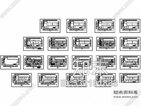 施工图办公楼室内装饰工程图cad施工图下载【ID:532101883】