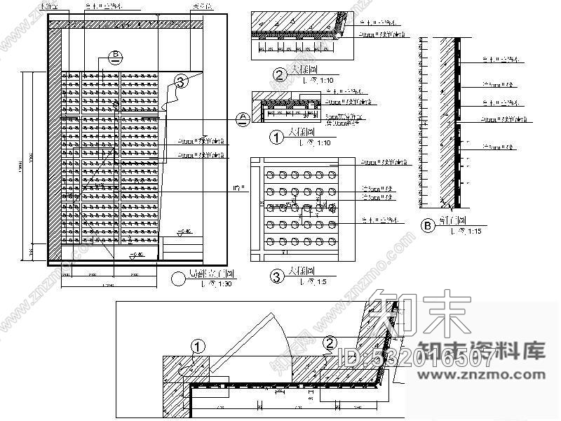 施工图江苏800㎡现代酒吧空间装修图cad施工图下载【ID:532016507】