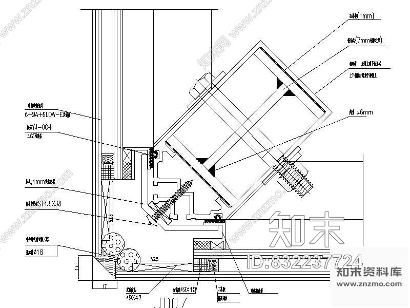 图块/节点四川某工程幕墙图纸cad施工图下载【ID:832237724】