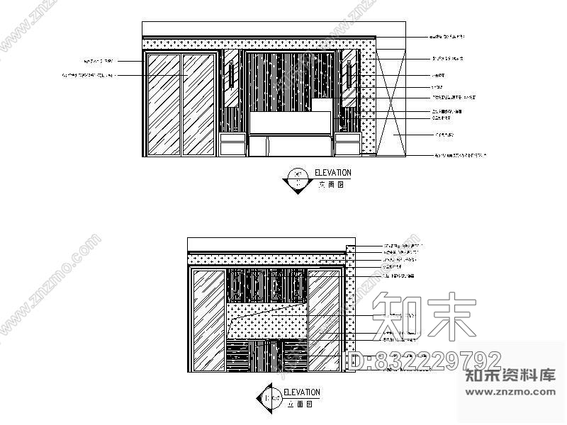 图块/节点总统套房详图cad施工图下载【ID:832229792】