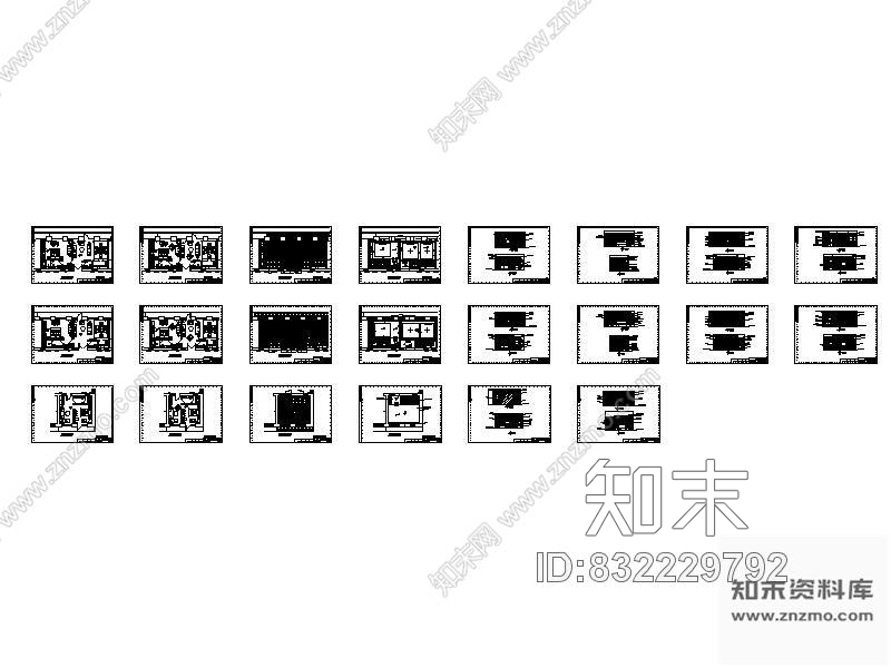 图块/节点总统套房详图cad施工图下载【ID:832229792】