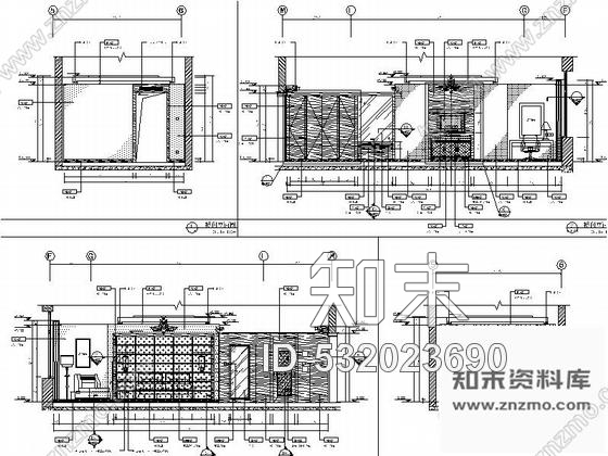 施工图石家庄西山高端政务接待一体化山水园林式五星级迎宾馆全套室内设计施工图含方案、水暖图纸施工图下载【ID:532023690】