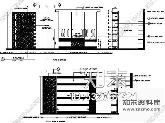 施工图上海Dior男装专卖店施工图含实景cad施工图下载【ID:532067721】