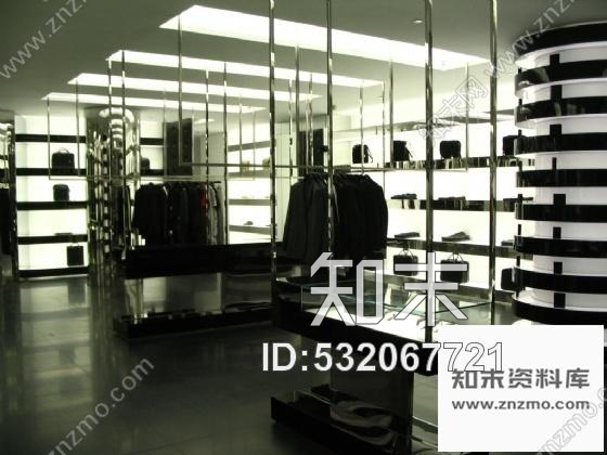 施工图上海Dior男装专卖店施工图含实景cad施工图下载【ID:532067721】
