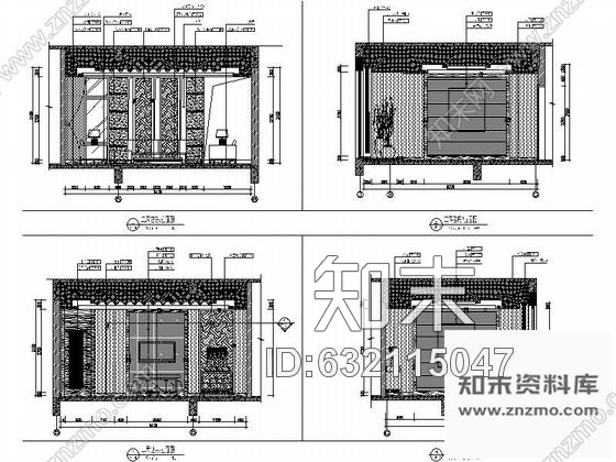 施工图浙江新城核心区雅致中式风情会所设计装修施工图含效果及手绘图cad施工图下载【ID:632115047】