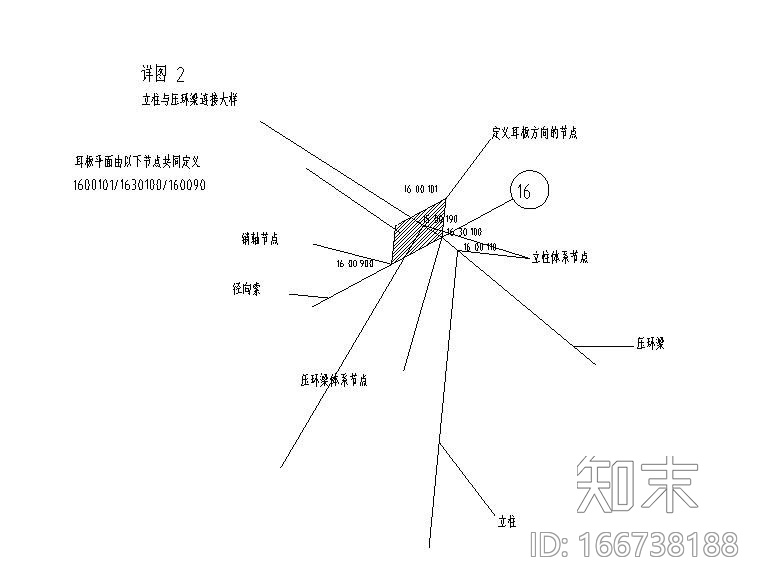 马鞍型单层索网膜结构体育场钢屋盖结构图施工图下载【id:166738188】